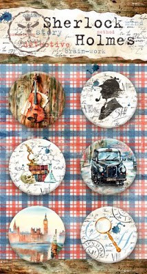 BS-200250 Набор фишек из коллекции "Sherlock Holmes" (BeeShabby)